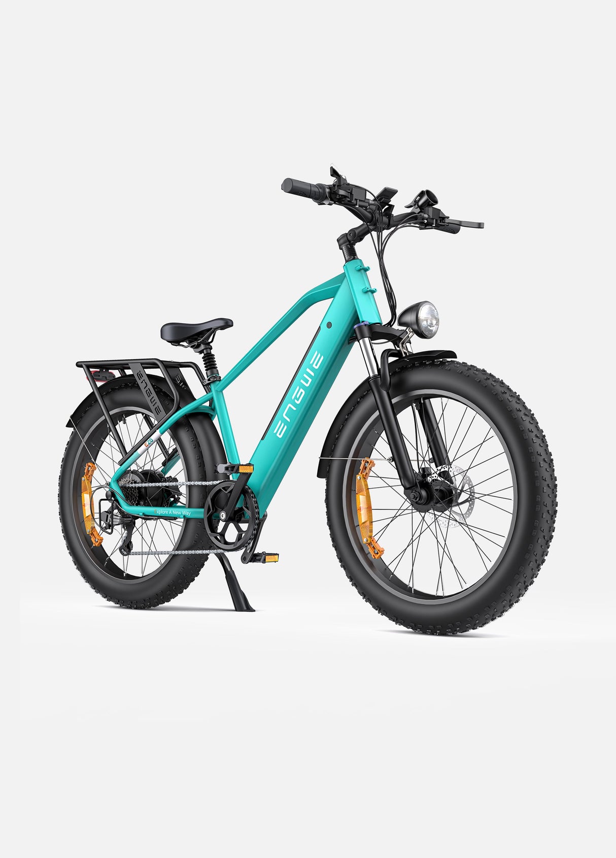una bici elettrica per tutti i terreni engwe e26 verde