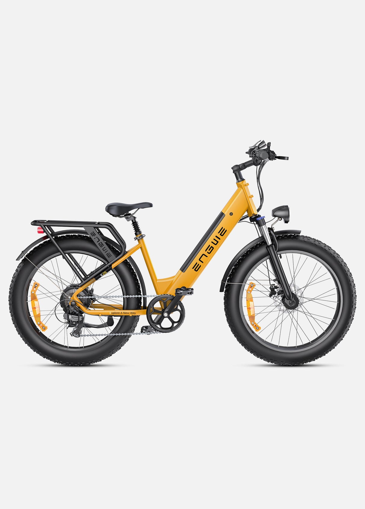 giallo engwe e26 bicicletta elettrica fat bike