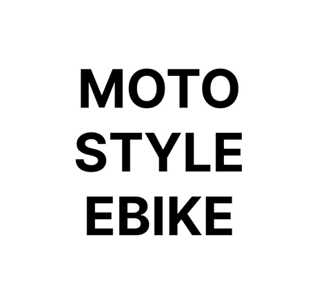 Bicicletta Elettrica in Stile Motociclo