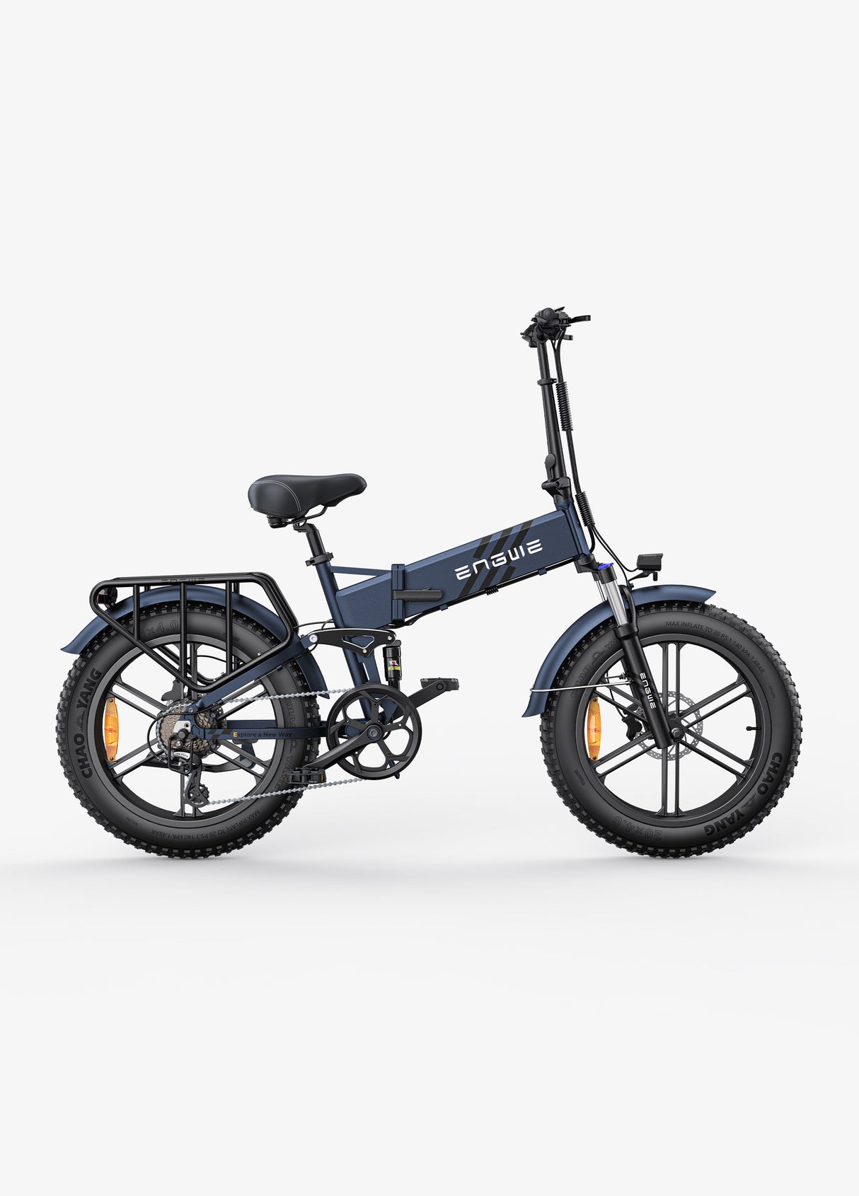 a mezzanotte engwe engine pro 2.0 bici pieghevole pedalata assistita